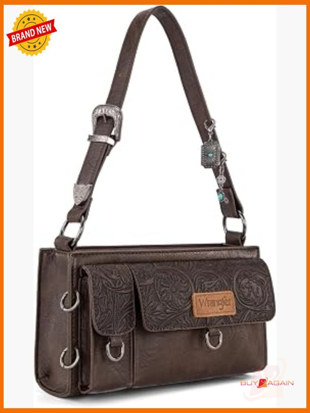 Y2K Mini Shoulder Bag with Detachable Charms